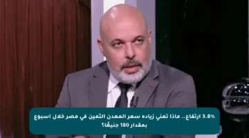 3.8% ارتفاع.. ماذا تعني زيادة سعر المعدن الثمين في مصر خلال أسبوع بمقدار 180 جنيهًا؟